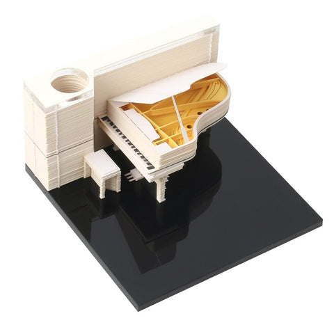 SearchFindOrder Piano / China 3D Memo Block Calendar