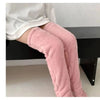 SearchFindOrder Pink 90cm / One Size Fuzzy High Over Knee Socks