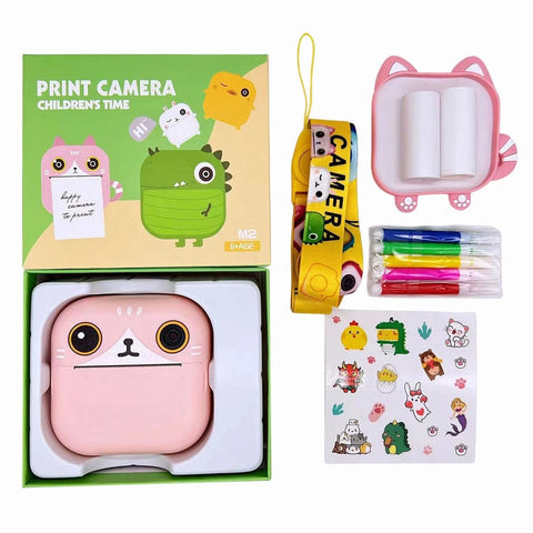 SearchFindOrder Pink / CHINA Instant Print Camera 48MP HD 1080P