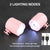 SearchFindOrder Pink Glow Stride Rechargeable LED Shoe Lights 2 Pcs