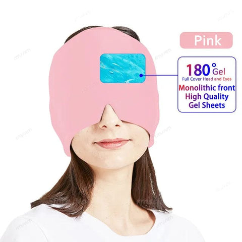 SearchFindOrder Pink Migraine Relief Hat
