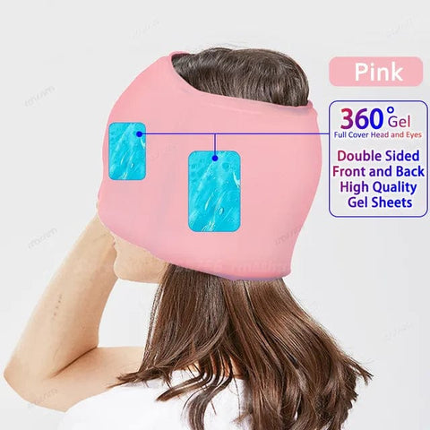 SearchFindOrder Pink Upgraded Migraine Relief Hat