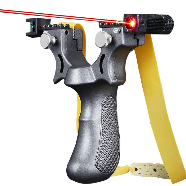 Precision Laser-Guided Slingshot for Hunting and Target Shooting