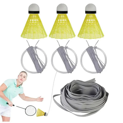 SearchFindOrder Professional Portable Badminton Rebounding Tool for Self-Training Practice