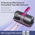 SearchFindOrder Purple With 2 Filters / China Powerful Cordless UV Vacuum Cleaner for Mattresses, Pillows, Clothes, and Sofa