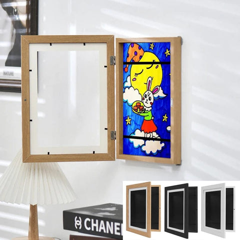 SearchFindOrder Rearrangeable Magnetic Kids' Art Display Frame for Drawings, Paintings, Photos, and Pictures