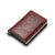 SearchFindOrder Red B Men's and Women's Carbon Fiber RFID Wallets - Slim Trifold Design