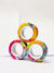SearchFindOrder Red Blue 3pc Anxiety Relieving Colorful Magnetic Finger Rings
