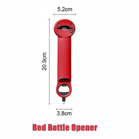 SearchFindOrder Red-Bottle-Opener Multi-Function Bottle Opener Stainless Steel Kitchen Companion