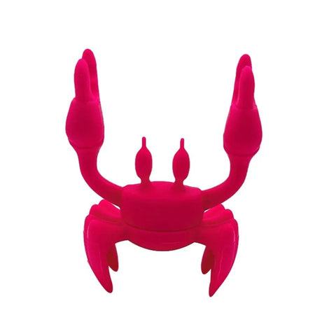 SearchFindOrder Rose Red Creative Silicone Crab Utensil Holder