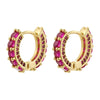 SearchFindOrder Rose red Round Earrings