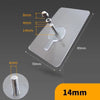 SearchFindOrder Screw length 14mm / 10pcs Transparent Heavy Duty Wall Hooks Screw Stickers