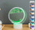 SearchFindOrder Semi-circular-Green 3D Sandscape Table Lamp