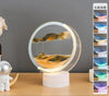 SearchFindOrder Semi-circular-Orange 3D Sandscape Table Lamp