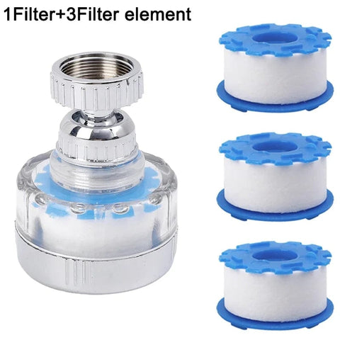 SearchFindOrder Set Faucet Water Filter Chlorine, Heavy Metals Remover - Soft & Hard Water Bath Filtration Purifier Showers Head