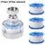 SearchFindOrder Set Faucet Water Filter Chlorine, Heavy Metals Remover - Soft & Hard Water Bath Filtration Purifier Showers Head