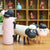 SearchFindOrder Sheep 3D Glass Mug Whimsical 300ml Animal Expression Cup for Kids