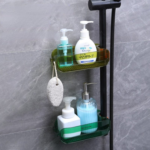 SearchFindOrder Sink Faucet Rack Organizer for Kitchen and Bathroom