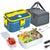 SearchFindOrder SKY BLUE / us Stainless Steel Lunch Box with Electric Heating