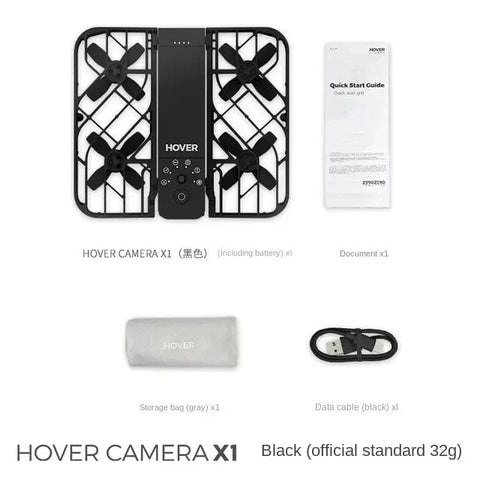 SearchFindOrder Standard Black Pocket Sized Drone With Camera