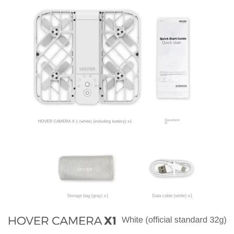 SearchFindOrder Standard White Pocket Sized Drone With Camera