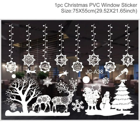 SearchFindOrder sticker 11 Festive Elegance 2023 Holiday Window Decals Christmas Cheer & New Year Joy Decor Set