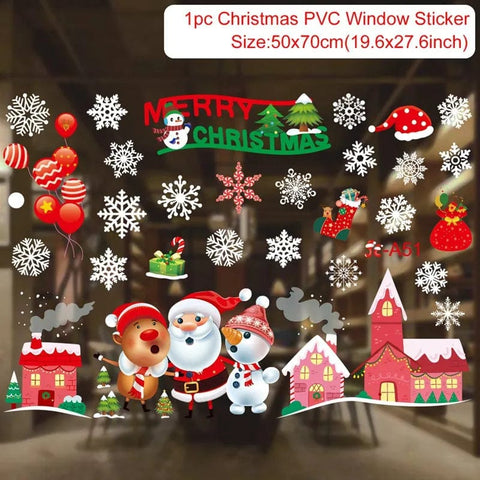 SearchFindOrder sticker 28 Festive Elegance 2023 Holiday Window Decals Christmas Cheer & New Year Joy Decor Set