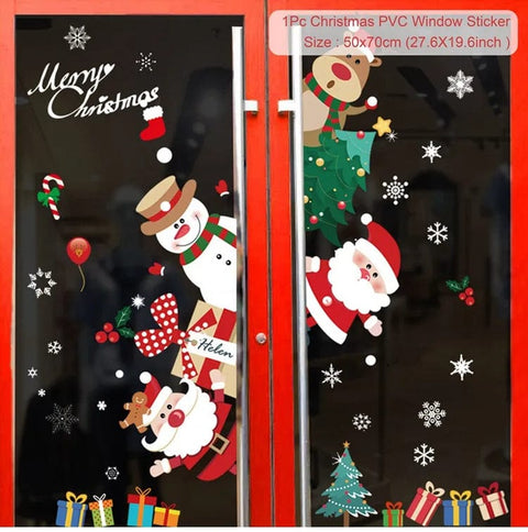 SearchFindOrder sticker 4 Festive Elegance 2023 Holiday Window Decals Christmas Cheer & New Year Joy Decor Set
