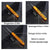 SearchFindOrder Titan Pick Portable Titanium EDC Retractable Toothpick