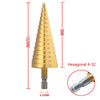 SearchFindOrder Titanium Pro Cut Precision Step Drill Set
