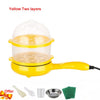 SearchFindOrder Two layers / US Multifunctional Mini Electric Non-Stick Cooker for Eggs, Omelettes, Pancakes, Steaks & More