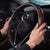 SearchFindOrder Universal Mahogany Wood Grain Steering Wheel Cover - Sleek All-Season Anti-Slip Set