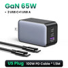 SearchFindOrder US Plug Add Cable / CHINA 65W Travel Adapter