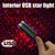SearchFindOrder USB LED Car Roof Star Light Interior