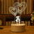 SearchFindOrder USB Warm White / I Love You 3D Acrylic LED Lamp with Romantic Love Design for Home