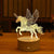 SearchFindOrder USB Warm White / Unicorn 3D Acrylic LED Lamp with Romantic Love Design for Home