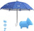SearchFindOrder Water Blue Phone Shade Innovative Adjustable Umbrella Stand with Powerful Suction Cup for Your Mobile Phone, Featuring a Cute Piggy Design