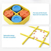 SearchFindOrder White 3-in-1 Electronic Tic Tac Toe With Pieces For A Fun Interactive Challenge