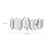 SearchFindOrder White / 49x18cm Nordic Multi-Hook Wall Coat Rack