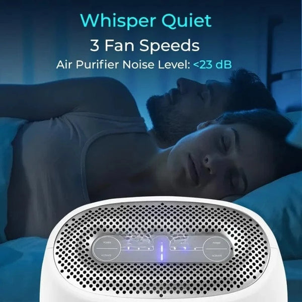 SearchFindOrder White Air Purifier & Vacuum Automatic Dustpan