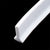 SearchFindOrder White / China / 1m Silicone Bathroom Water Barrier Strip for Dry/Wet Separation