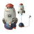 SearchFindOrder White Exciting Outdoor Water Rocket Sprinkler for Kids