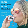 SearchFindOrder White Keychain Breathalyzer