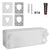 SearchFindOrder WHITE Retractable Double Clothes Drying System