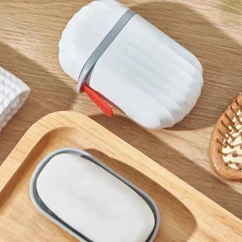 SearchFindOrder white The Ultimate Portable Soap Organizer for Home, Travel, and Outdoor Adventures