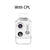 SearchFindOrder White with CPL 200X Microscope Lens with CPL Mobile LED Guide Light  for iPhone & Samsung