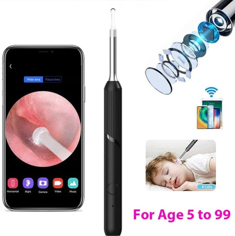SearchFindOrder Wireless Smart Ear Cleaner with Visual Inspection