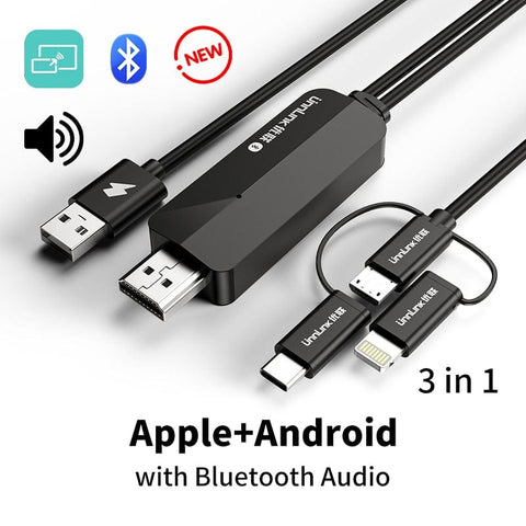 SearchFindOrder With Audio 3 in 1 HDMI Universal Audio-Visual Cable