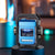 SearchFindOrder X12-Blue Turbo Arc Metal Fidget Lighter with Gyro Spark Technology