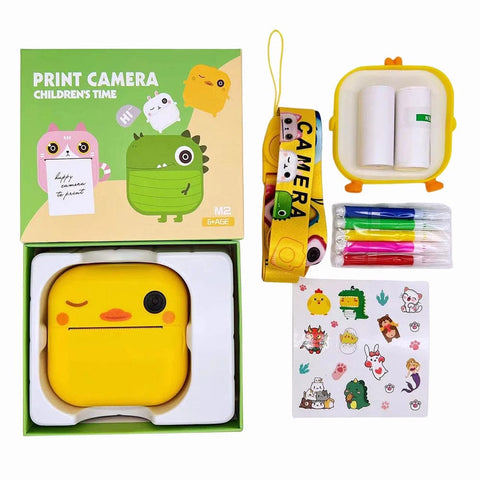 SearchFindOrder Yellow / CHINA Instant Print Camera 48MP HD 1080P